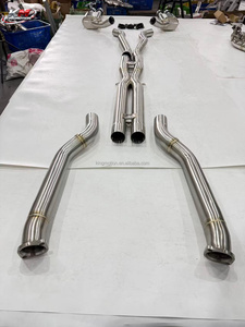 Sistema de Escape Catback con Válvulas KM Performance para <span class=keywords><strong>BMW</strong></span> <span class=keywords><strong>M6</strong></span> E63 E64 S85 <span class=keywords><strong>V10</strong></span> - Sonido Ajustable y Acero Inoxidable SS304 Premium - Product Image 4