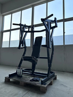 Équipement de gymnastique commercial plaque de fitness chargée presse de poitrine assise Machine de banc réglable