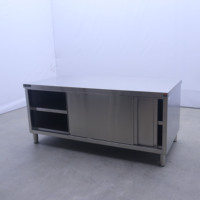 Table en acier inoxydable, table en inox, cuisine commerciale, armoire de cuisine en acier inoxydable