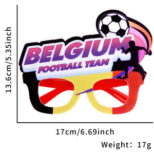2026 pour accessoires <span class=keywords><strong>de</strong></span> cheerleading, lunettes semi-manuelles semi-mécaniques à thème football, cadre photo pour 24 fans passionnés - Product Image 6