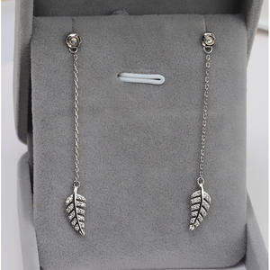 Boucles d'oreilles simples en argent S925 Wenchi Han avec perles, accessoires de bijoux DIY, plateau vide 1247, crochets d'oreille raffinés, bijoux personnalisés faits main - Product Image 4