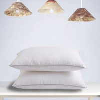 Coussin d'hôtel en coton doux et ferme, taille personnalisée, blanc, insert de coussin d'hôtel, coussin d'hôtel de qualité supérieure pour la maison