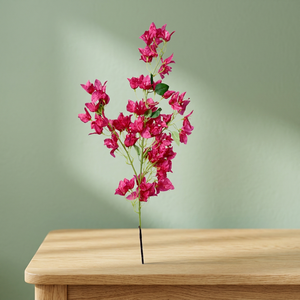 Branches artificielles de bougainvillier rouge cerise en soie, faites à la main, style moderne AFF, bâton de 31,1 cm, prix de gros usine - Product Image 3