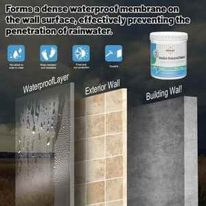 Modern Invisible <b>Waterproof</b> Agent Transparent Polyurethane Coating Eco-Friendly High Strength for Roofs Indoor/Outdoor Use - Product Image 3