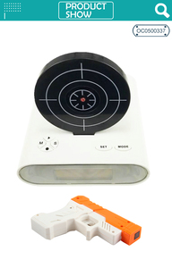 ของเล่นตลก ปืนเลเซอร์อิเล็กทรอนิกส์ เกมยิงเป้า นาฬิกาปลุก - Product Image 2