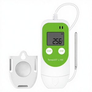 Registrador de Datos de Baja Temperatura TempU07 L100, Termómetro USB para Congelador, Sensor PT100, Sonda de Temperatura Digital para Laboratorio - Product Image 1