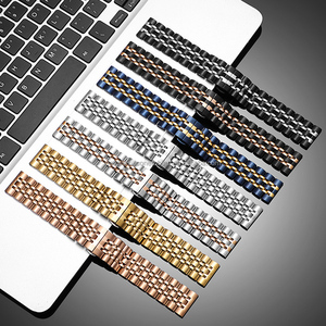 デザイナー20mm 22mm時計ステンレスストラップクイックリリース時計バンドサムスン用高級 - Product Image 2