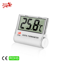 Thermomètre numérique pour aquarium, grand écran LCD transparent, affichage de la température à l'intérieur du réservoir, 0-40 ℃   pour aquarium, terrarium pour reptiles