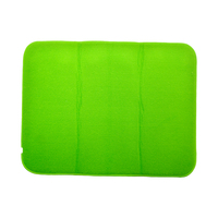 Tapis de séchage de vaisselle en microfibre épaisse, durable et imperméable KDIJET 38x51cm avec motif de légumes et de fleurs pour un usage domestique