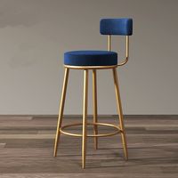 Tabourets de bar à structure métallique avec sièges et dossiers en cuir PU ; tabourets de bar multiplaces à dossier haut, conçus pour une utilisation prolongée à la maison
