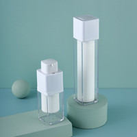 15g 30g 50g bouteille sous vide rotative cosmétiques lotion crème liquide pour les yeux emballage en plastique bouteille sans air