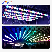 Sistema de Iluminación Cinética Inteligente, Bola LED Elevadora con Control DMX, Luz Esférica para Producción de Eventos