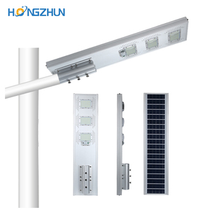 Coque en aluminium étanche IP66 de haute qualité 30W 60W 90W 200W 300W 400W capteur de mouvement extérieur LED solaire tout en un lampadaire - Product Image 2