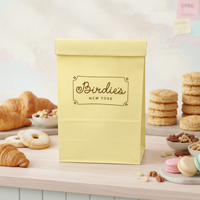 Sacs personnalisés avec fermeture à lien métallique |   Sachets refermables en papier kraft pour café et en-cas