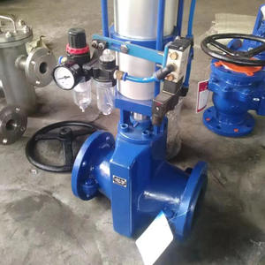 Vanne à pince en fonte d'aluminium résistante à la corrosion Shiteng GJ41X-10 DN100 avec doublure en caoutchouc pour tuyau de contrôle, taille 100 mm - Product Image 5