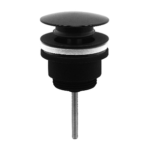 Sifone a scatto moderno in ottone cromato da 3 pollici Lem per lavabi da bagno o hotel - Product Image 1