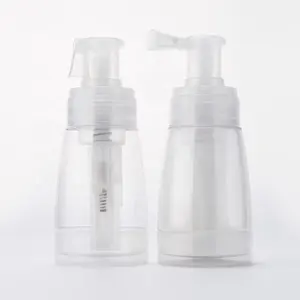 110ml 180ML flacon pulvérisateur de poudre sèche en plastique Transparent pour produits cosmétiques pour bébés talc