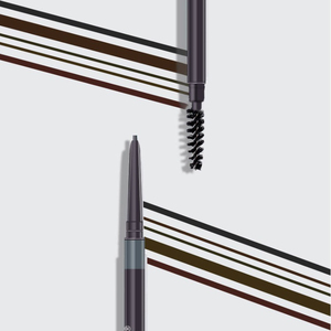 Para <span class=keywords><strong>PHOERA</strong></span>, lápiz de cejas retráctil ultradelgado, Micro lápiz de cejas marrón suave para maquillaje de ojos - Product Image 3