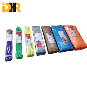 공장 판매 헤비 듀티 폴리에스터 1T 2T 3T 4T 5T 6T 8T 10T 12T 슬링 스트랩 리프트용 플랫 웨빙 슬링 벨트 - Product Image 2