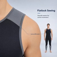 Combinaison de plongée sans manches en néoprène Long John 3 mm pour le surf