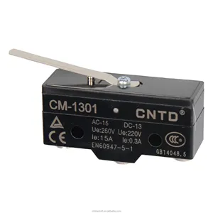 CNTD Amplio rango de velocidad de operación Precisión de alta precisión Seguridad Impermeable Serie CM Mini interruptor de límite