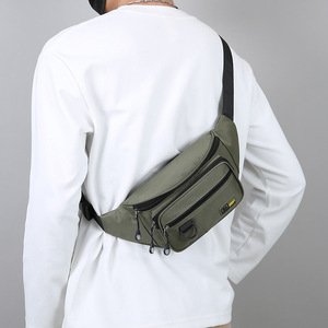 SA Men's Chest Bag Oxford Cloth Waterproof Military Green Crossbody Bag For Everyday Travel Casual Use - Product Image 2