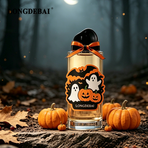 ขวดน้ำหอมแก้วเปล่าแบบพิเศษ All Saints' Day Children clear Sticker Crimp ขนาด 30 มล. 50 มล. 100 มล. 200 มล. พร้อมกล่องบรรจุภัณฑ์ - Product Image 3
