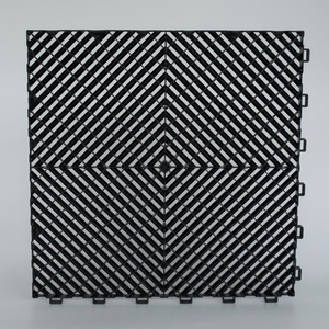Dalles de sol en WPC écologiques, imperméables, pour <span class=keywords><strong>garage</strong></span> extérieur, lavage de voitures, 18 mm, sol en grille à emboîtement robuste pour la réparation automobile - Product Image 2