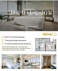 סט ריהוט לחדר שינה של מלון 5 כוכבים, מיטות טווין בהתאמה אישית עם שולחן מיטה וכיסא, התאמה אישית מלאה לחדר שינה בדירה - Product Image 4