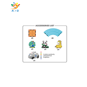 AJB Simpatico Regalo Educativo per Bambini Pista Magnetica con Animali Personaggi dei Cartoni Animati Auto Elettriche Giocattolo per Bambini - Product Image 4