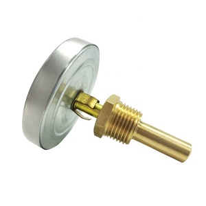 Thermomètre bimétallique de longueur personnalisée de type radial axial Thermomètre de tuyau en ligne à cadran en acier inoxydable 304 pour chauffe-eau - Product Image 5