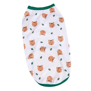Vêtements pour animaux de compagnie sur mesure, gilets fins d'été pour chats et chiens, vêtements pour chiens anti-chute de poils à imprimé dessin animé, directement de l'usine. - Product Image 3