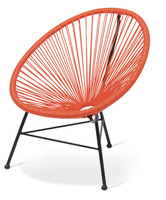Großhandel Acapulco Eierform Outdoor Patio Stuhl Rattan Web möbel Garten Sets