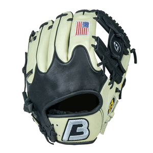 Guantes de Bateo Personalizados <span class=keywords><strong>Basell</strong></span> Blancos y Rojos con Cordones I Web para Béisbol - Product Image 3