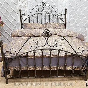 المدرسة uesd واحد سرير من الفولاذ إطار الحديد السرير تصميم سرير معدني