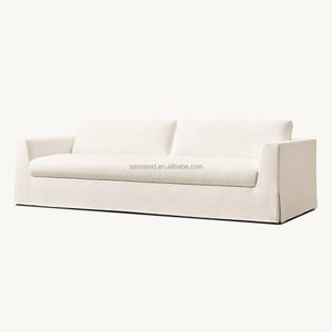 Panca con braccioli affusolati e rivestimento in tessuto Sassanid OEM Home Staging <span class=keywords><strong>Modena</strong></span> - Divano imbottito - Product Image 2