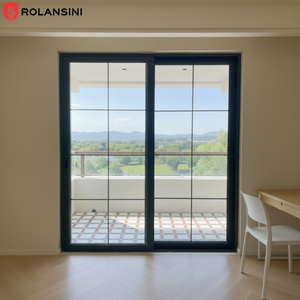 Puerta Corredera de Aluminio para Patio, Puertas Correderas de Aleación de Aluminio para Salón, Dormitorio y Balcón de una Villa Española - Product Image 1