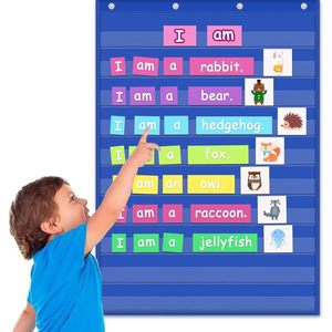 Tabla de bolsillo para el aprendizaje de idiomas en el aula, de 3 a 6 años, material PET, impresión laminada - Product Image 3