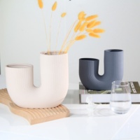 YBH Usine En Gros Vase En Céramique De Style Nordique Sur Mesure Conçu pour La Décoration De La Maison & De Jardin pour Les Mariages Festivals Plancher Utilisation De Bureau
