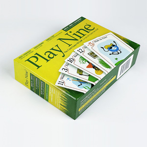Jeu de société de cartes Nine Golf, version anglaise, avec fonction <span class=keywords><strong>puzzle</strong></span>, multijoueur, pour soirées en intérieur - Matériel en papier - Product Image 1