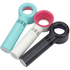 <b>USB</b> Rechargeable Mini Bladeless Fan with Light Portable Eyelash <b>Extension</b> Glue Dryer Tool - Product Image 3