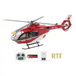 FLISHRC Roban FL450 V2 EC135 450 boyutu ölçekli helikopter dört Rotor bıçakları 6CH GPS H1 uçuş kontrolörü RTF ile değil FLY kanat