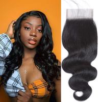 Cabello Humano Virgen Europeo Bozhen Liso Natural Negro 4x4/5x5/13x4 Full HD Grado 12A para Pelucas, Extensiones y Cierres