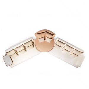 Divano Monoposto Visionnaire - Design Moderno e Minimalista in Tessuto Chenille e Pelle Bovina, Garanzia di 451 Anni, Personalizzato nel Zhejiang - Product Image 4