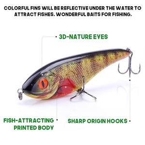Leurre coulant vibrant de type poisson nageur, appât artificiel idéal pour la pêche au brochet, Wobbler, crankbait, 76/130g - Product Image 2