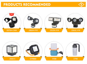 Lámpara Solar LED para Exteriores de 1000lm, Impermeable IP65, con Sensor de Movimiento PIR, Lámpara de Seguridad Solar para Pared, 100 LED - Product Image 3