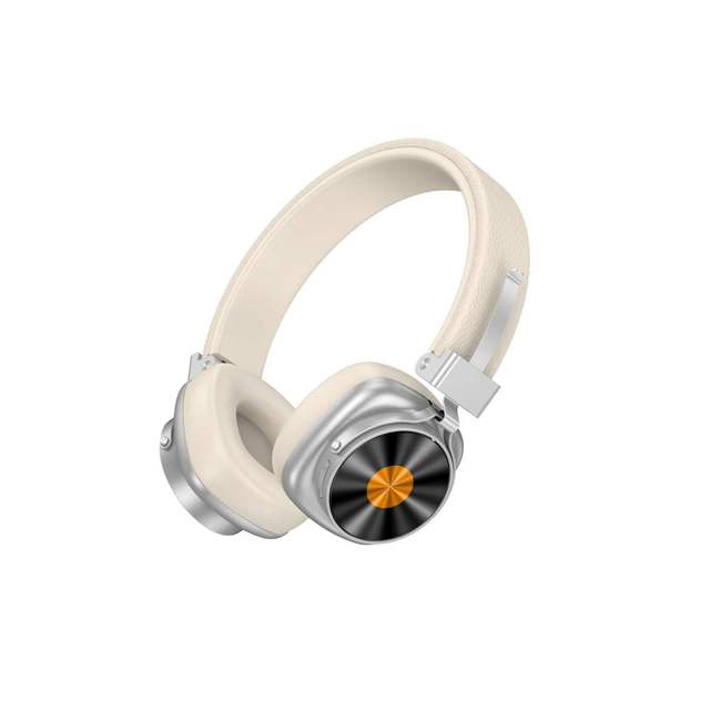 New Design Wireless Over-Ear Retro Headset LED Indicator JL Chipset Surround Sound IPX4 Waterproof Bass Boost for 5.4