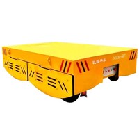 Potente Carro Eléctrico Industrial Plano de 20 Toneladas con Control Remoto para el Transporte de Equipos Pesados