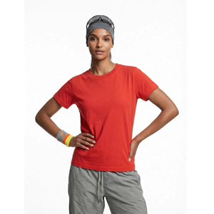 T-shirt ample à manches courtes en coton/polyester extensible 220G infroissable pour <span class=keywords><strong>femme</strong></span>, style streetwear, nouvelle collection printemps/été, transfrontalier - Product Image 3