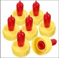 Tétine d'alimentation en silicone longue durée pour moutons et chèvres, non toxique, sans goût, 1000 pièces/sac
